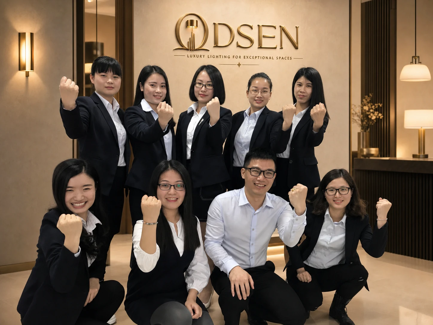 ODSEN’s real project team in an approved brand portrait